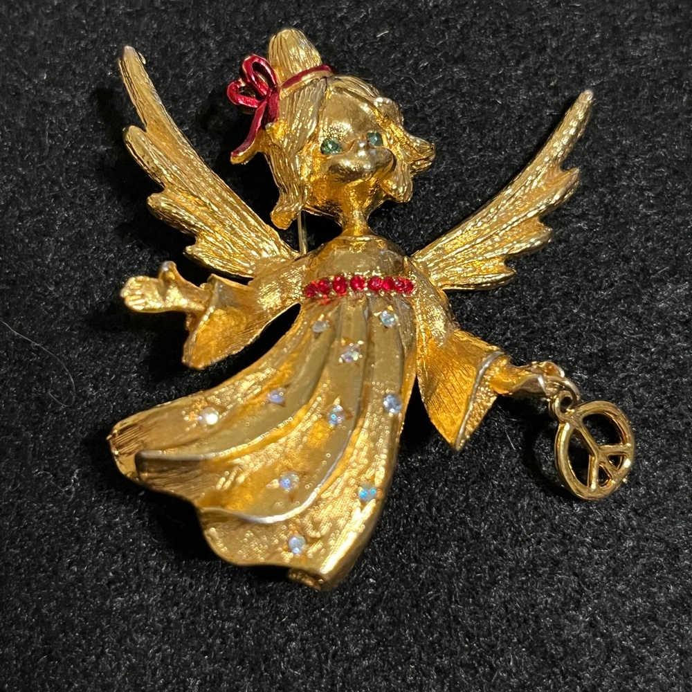 MYLU Vintage Angel Brooch